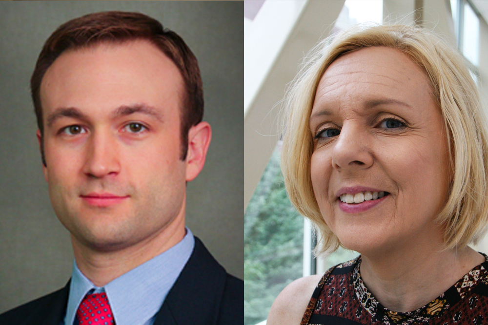 Justin Blackburn and Marion Greene