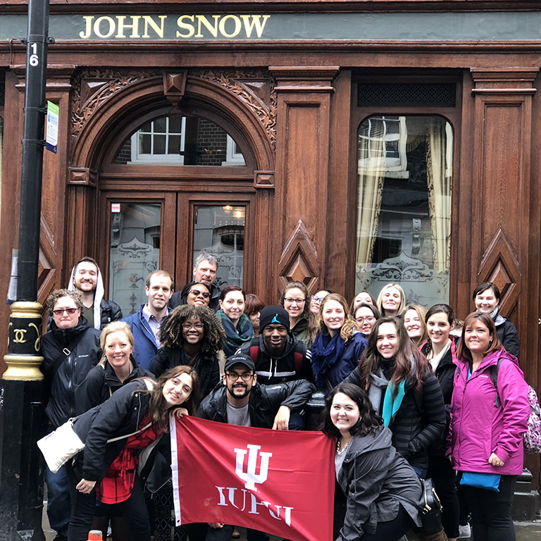 study abroad students in london