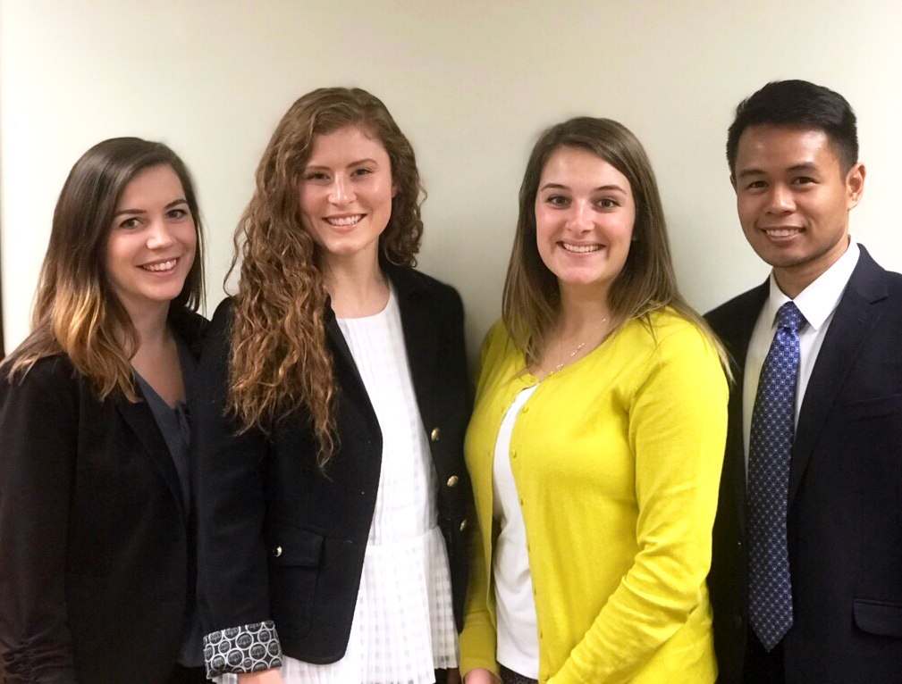 Samantha Pendleton, Michaela Davis, Ellie Young, Matt Relano