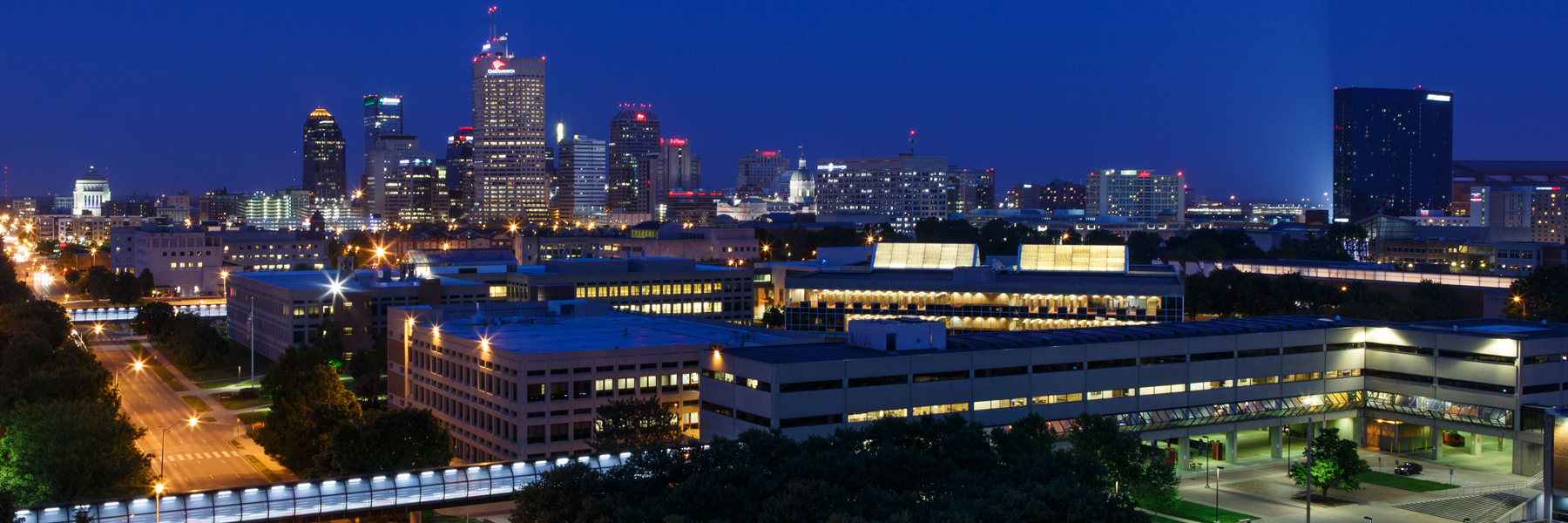Downtown Indianapolis at Night