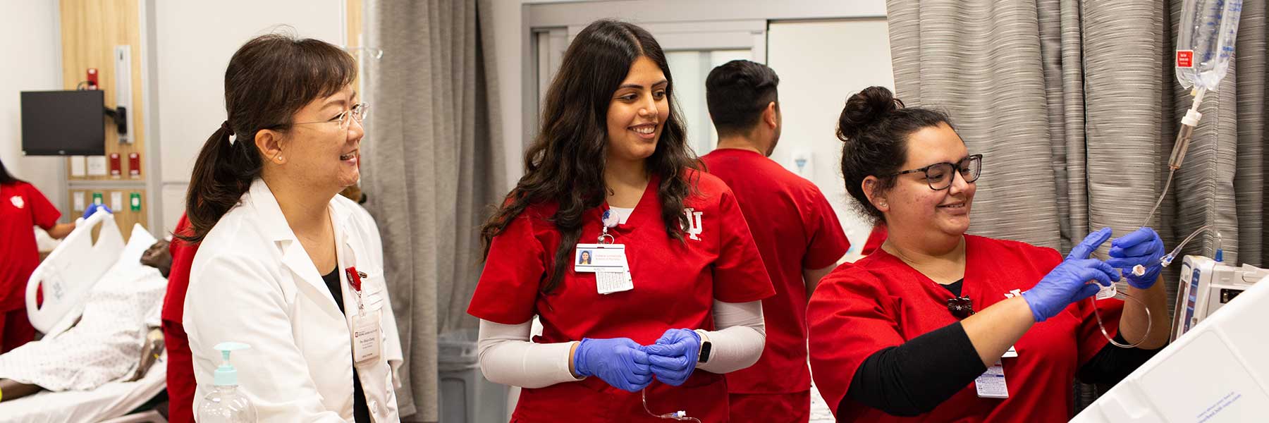 iu nursing students in hospital