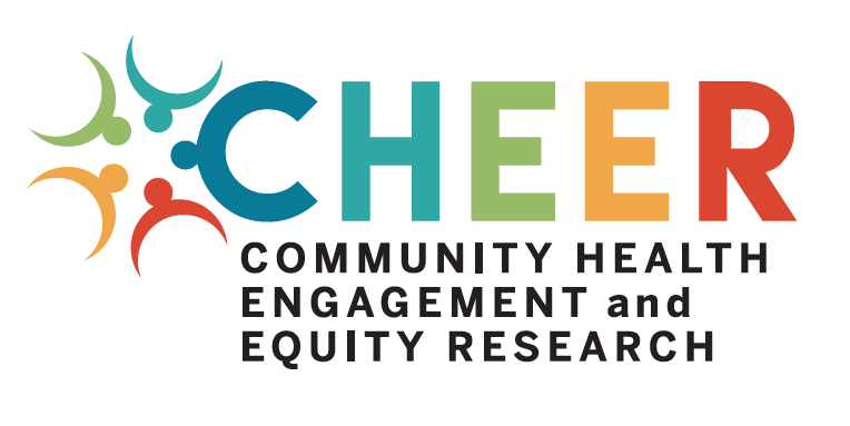 Community health engagement and equity research (CHEER) logo