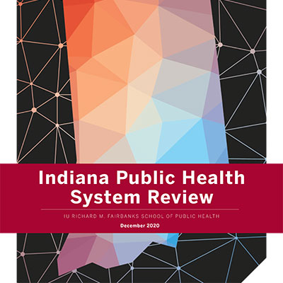 indiana public health system review report cover